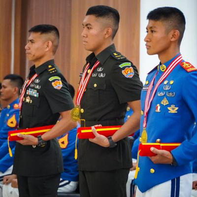 UPACARA PENUTUPAN PENDIDIKAN KECABANGAN PERWIRA ZENI TA 2022